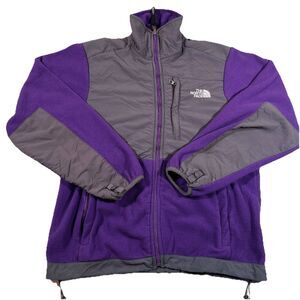 Vintage The North Face Fleece Jacket Nylon Panel Women's Small Outdoor
